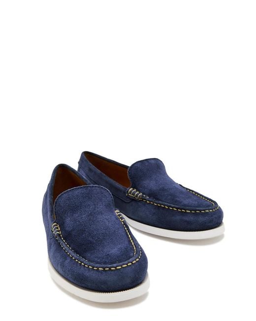 Polo Ralph Lauren Blue Merton Suede Loafers for men