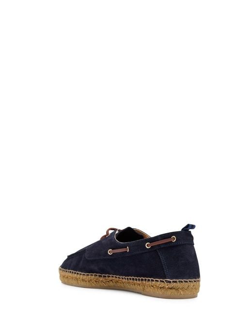 Castaner Blue Nemo T Suede Espadrille Loafers for men