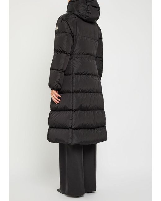 Moncler Black Chamer Padded Nylon Coat