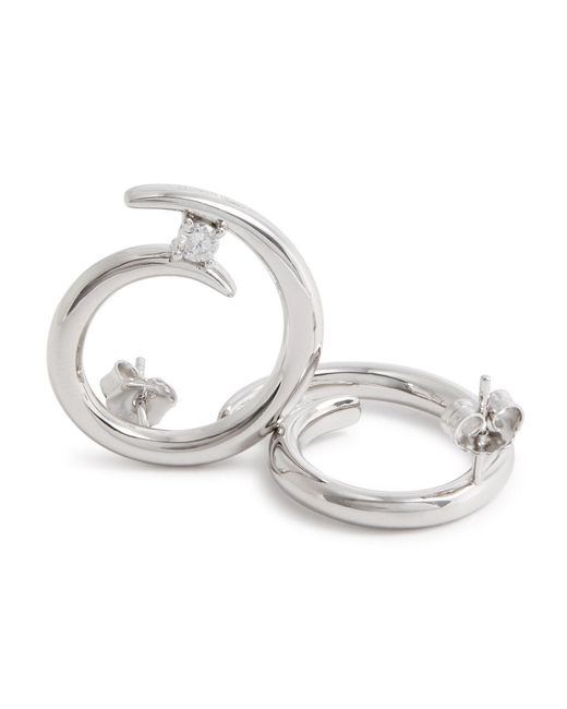 Anissa Kermiche Metallic Grande Charmeur -plated Drop Earrings