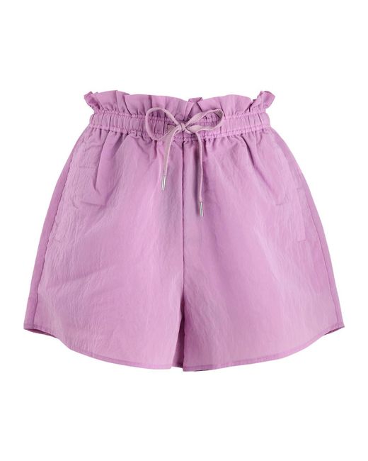 Varley Purple Tulair Shell Shorts