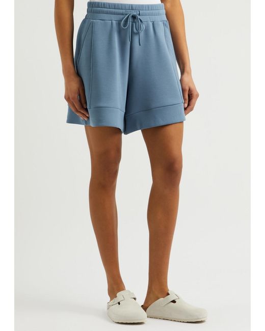 Varley Blue Alder Stretch-Jersey Shorts