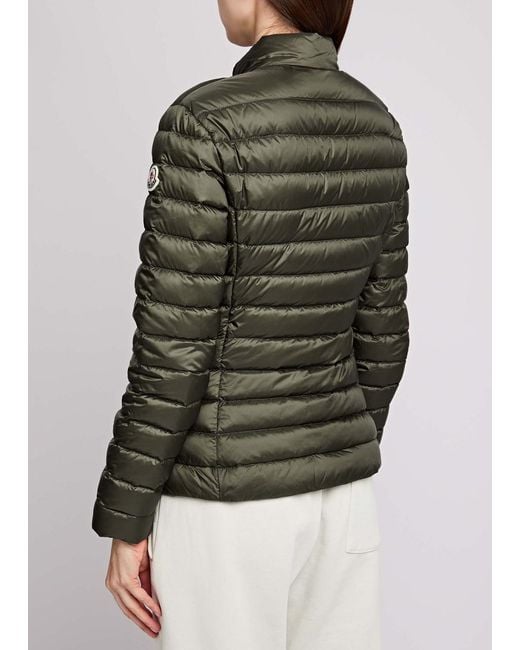 Moncler Green Igelle Quilted Shell Jacket