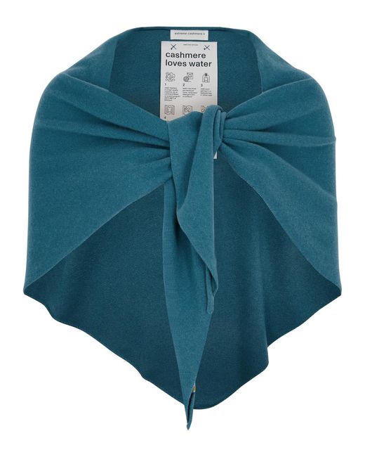 Extreme Cashmere Blue N°150 Witch Cashmere-Blend Scarf