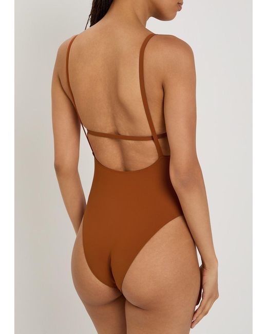 Lido Brown Tre Swimsuit