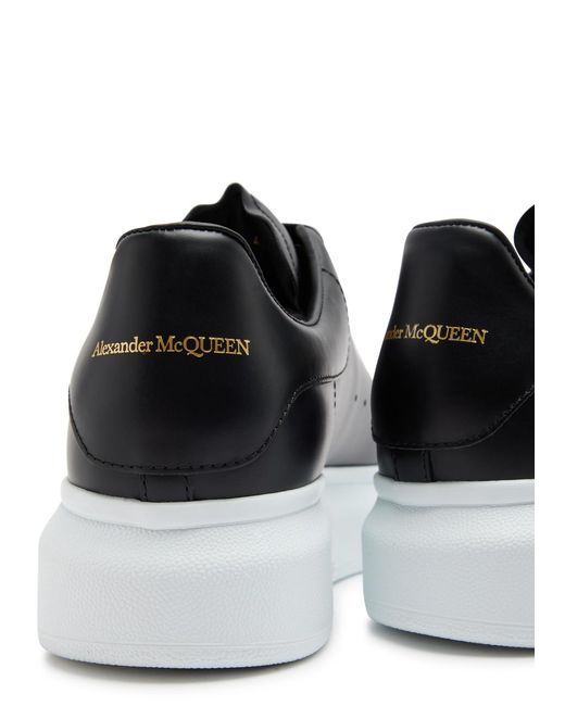 Alexander McQueen Oversized Leather Sneakers Sneakers in Black Lyst UK