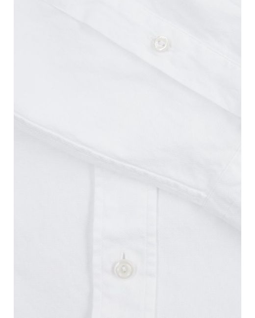 Eton of Sweden White Piqué Cotton Oxford Shirt for men