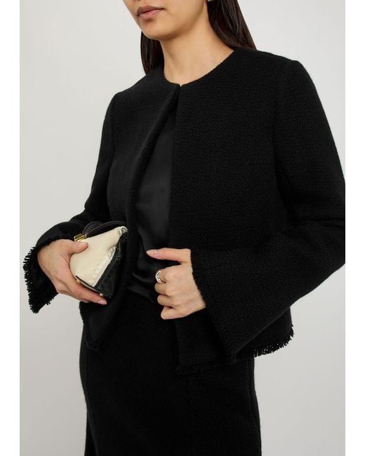 Gabriela Hearst Black Normand Wool And Cahsmere-Blend Jacket
