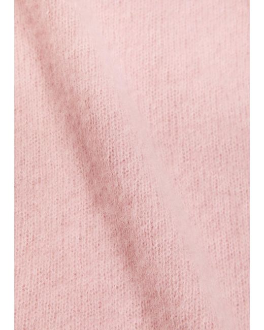 PAIGE Pink Viviana Roll-Neck Knit Jumper