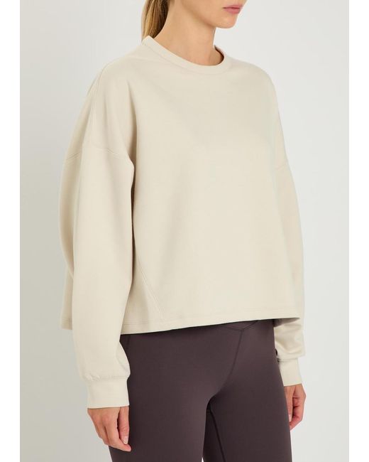 Nike Natural Cropped Jersey Sweatshirt