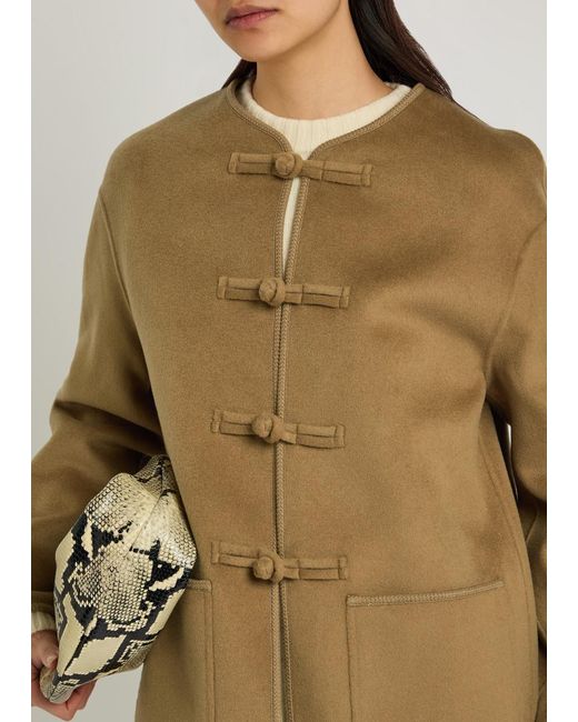 Rohe Natural Mandarin Wool And Cashmere-Blend Jacket