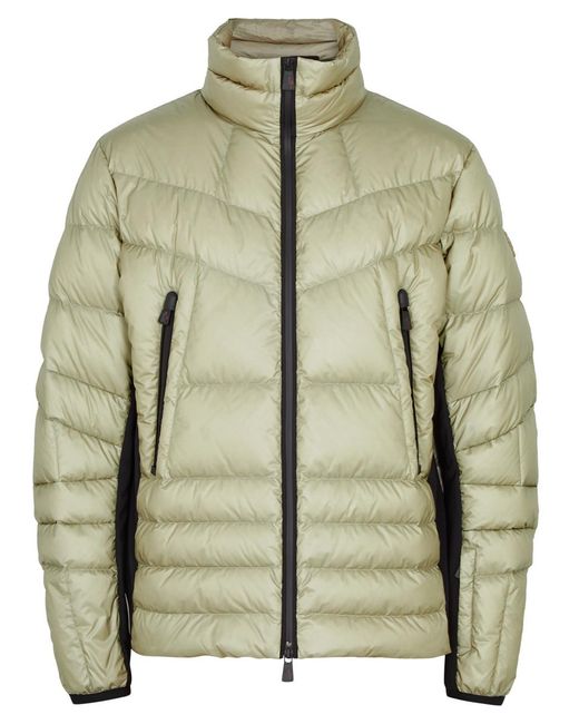 3 MONCLER GRENOBLE Green Canmore Quilted Shell Jacket for men