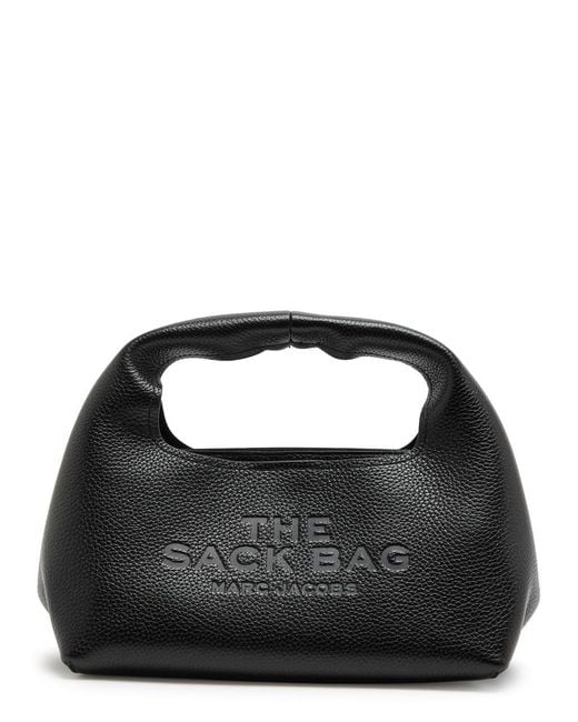 Marc Jacobs Black The Sack Mini Leather Top Handle Bag