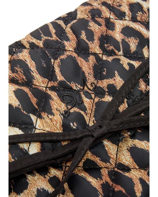 Damson Madder Black Print Quilted Shell Laptop Case