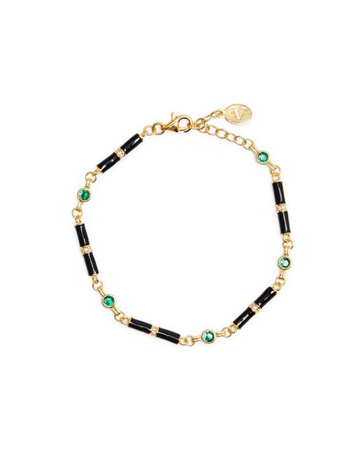 V By Laura Vann Metallic Marlowe 18kt Gold-plated Bracelet