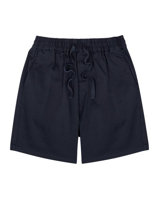 Les Deux Blue Otto Stretch-Cotton Shorts for men