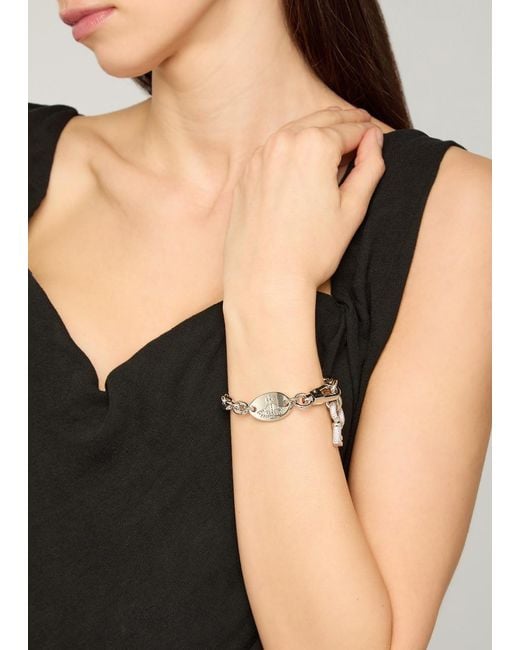 Vivienne Westwood Metallic Ovidia-Plated Bracelet