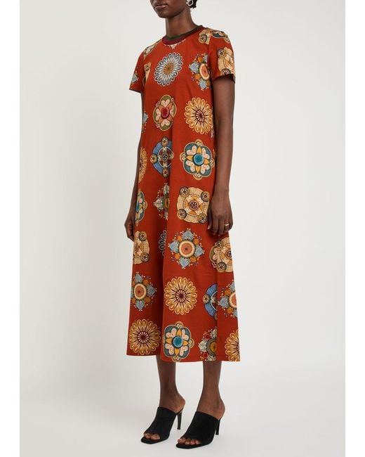 LaDoubleJ Red "Sporty Swing" Dress