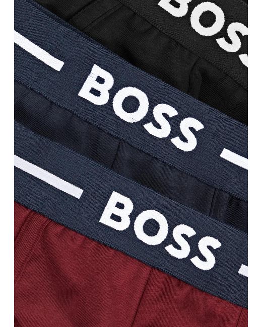Boss Black Bold Stretch-cotton Briefs for men