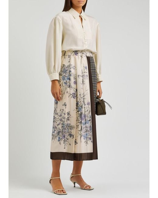 Weekend by Maxmara Max Mara Weekend Walk Pleated Satin And