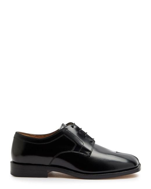 Maison Margiela Black Tabi Leather Pumps