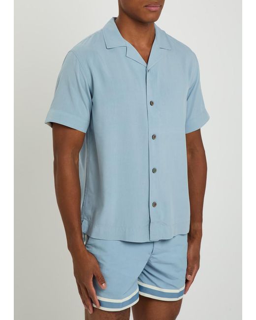 CHE Blue Valbonne Woven Shirt for men