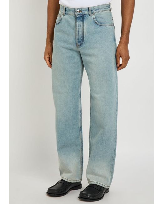 Loewe Blue Straight-Leg Jeans for men