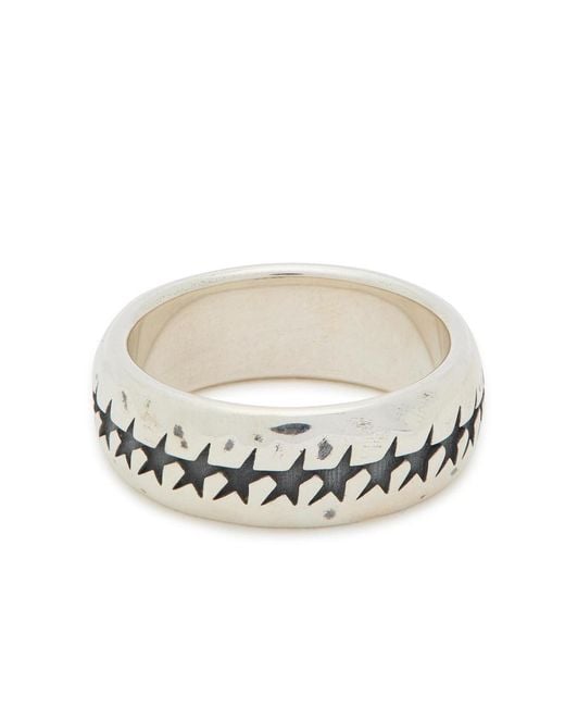 Twojeys White Icon Sterling-Plated Ring for men