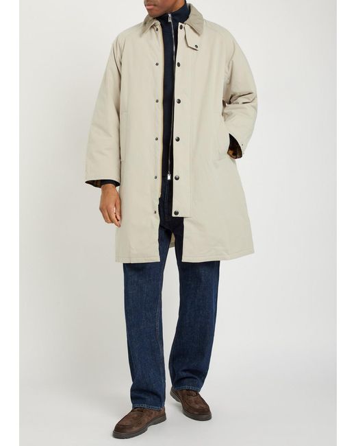 Barbour Natural Exmoor Padded Cotton-Blend Jacket for men