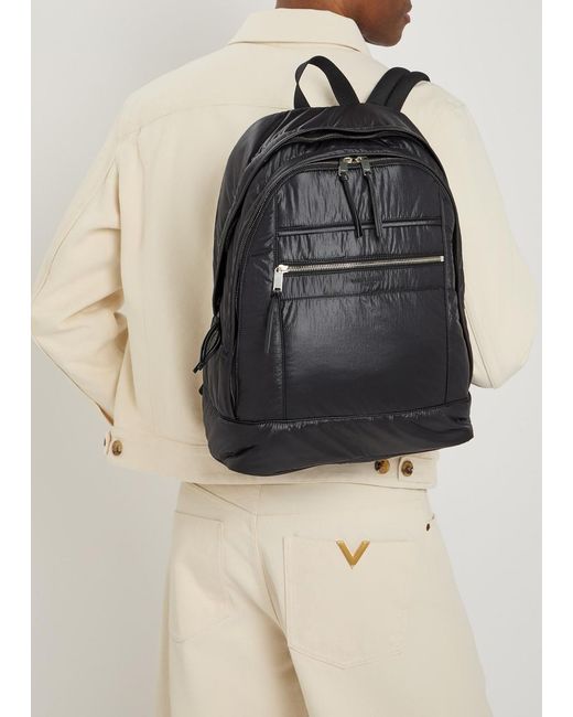 Saint Laurent Black City Nylon Backpack for men