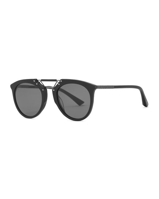 Taylor Morris H.f.s Matte Black Aviator-style Sunglasses for men