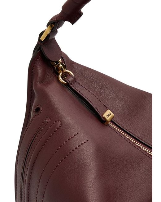 Chloé Brown Marcie Medium Leather Shoulder Bag