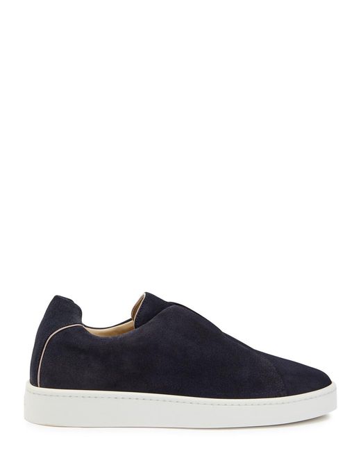 Aurélien Blue Aur3 Suede Sneakers for men