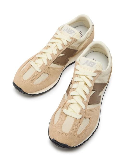 New Balance Natural 471 Panelled Brushed Suede Sneakers