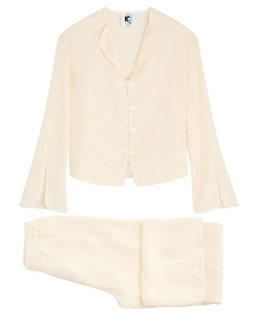 Sleeper Natural Louis Jacquard Pyjama Set
