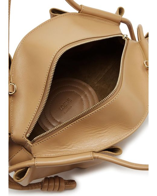 Loewe Brown Paseo Small Leather Top Handle Bag