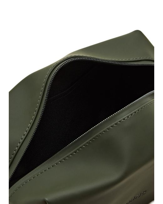 Rains Rubberised Wash Bag in Black for Men Lyst