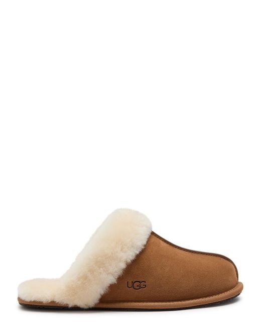 Ugg Brown Scuffette Ii Suede Slippers