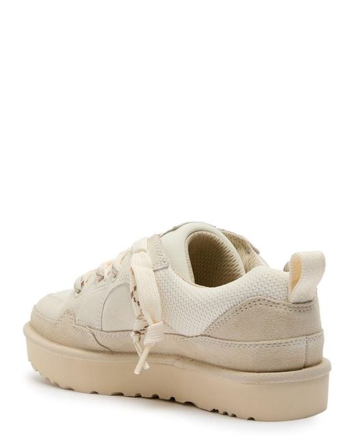 Ugg White Sneakers Lo Lowmel Suede