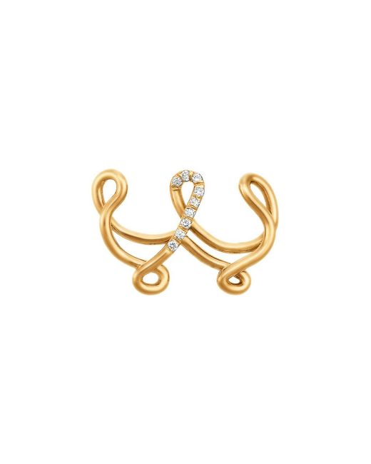 Charlotte Chesnais Metallic Alphajoaillerie 18Kt Necklace