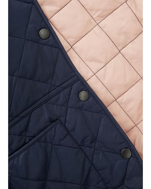 Barbour Blue Deveron Quilted Shell Jacket