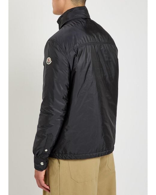 Moncler Black Meridelle Layered Padded Shell Jacket for men