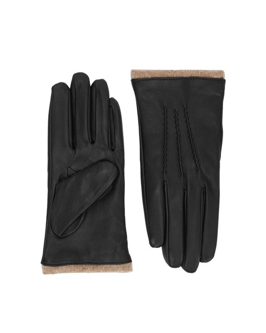 Dents Black Loraine Leather Gloves