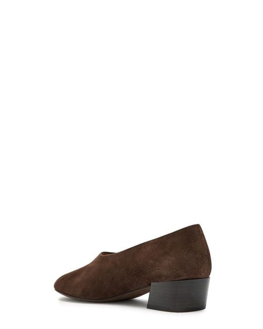 Khaite Brown Marcy 30 Suede Pumps