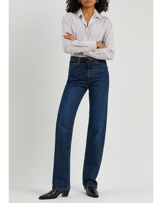 Totême  Blue Totême Classic Cut Straight-leg Jeans