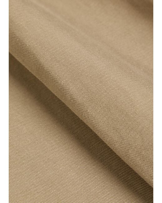 Wax London Natural Aubyn Tapered-Leg Twill Trousers for men
