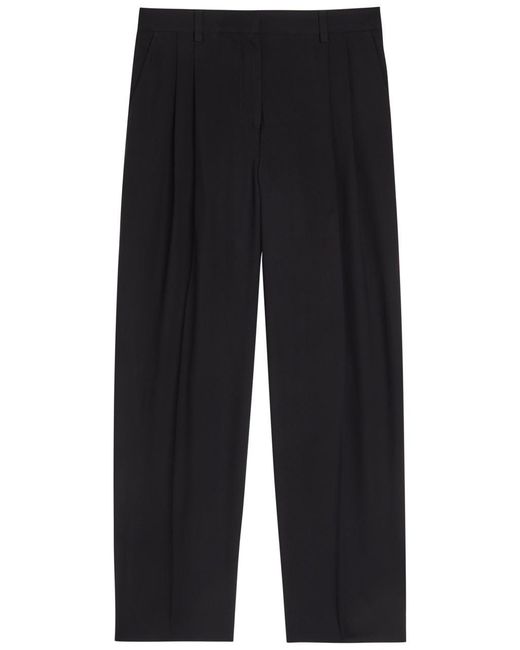 Totême Blue Straight-Leg Twill Trousers