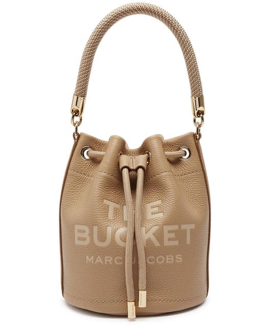 Marc Jacobs Natural The Bucket Leather Bucket Bag
