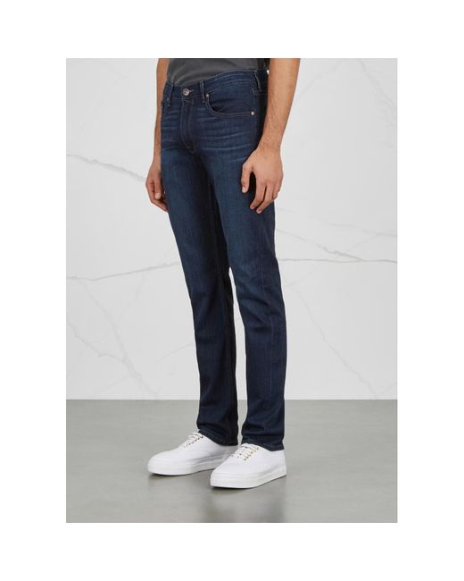 PAIGE Blue Lennox Slim-Leg Jeans for men