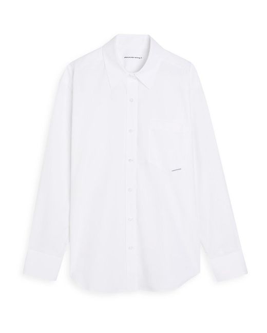 T By Alexander Wang White Cotton Shirt